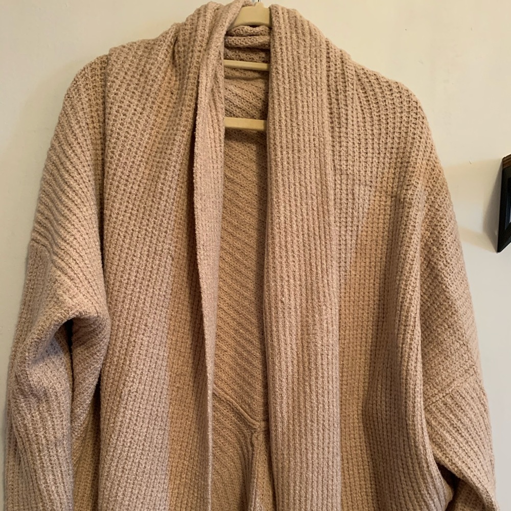 AERIE OVERSIZED KNIT CARDIGAN